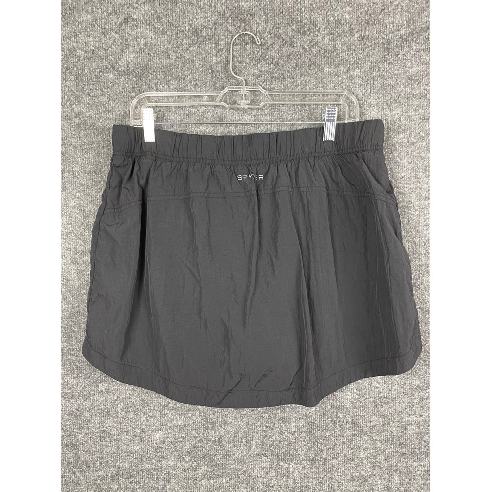Spyder Skort Women Large Black Excellent Activewear Golf Tennis Hiking Pockets - Picture 4 of 10